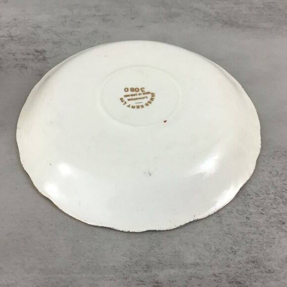 James Kent Floral Tea Cup Saucer Longton England Pink Blue Yellow Flowers - Picture 11 of 11